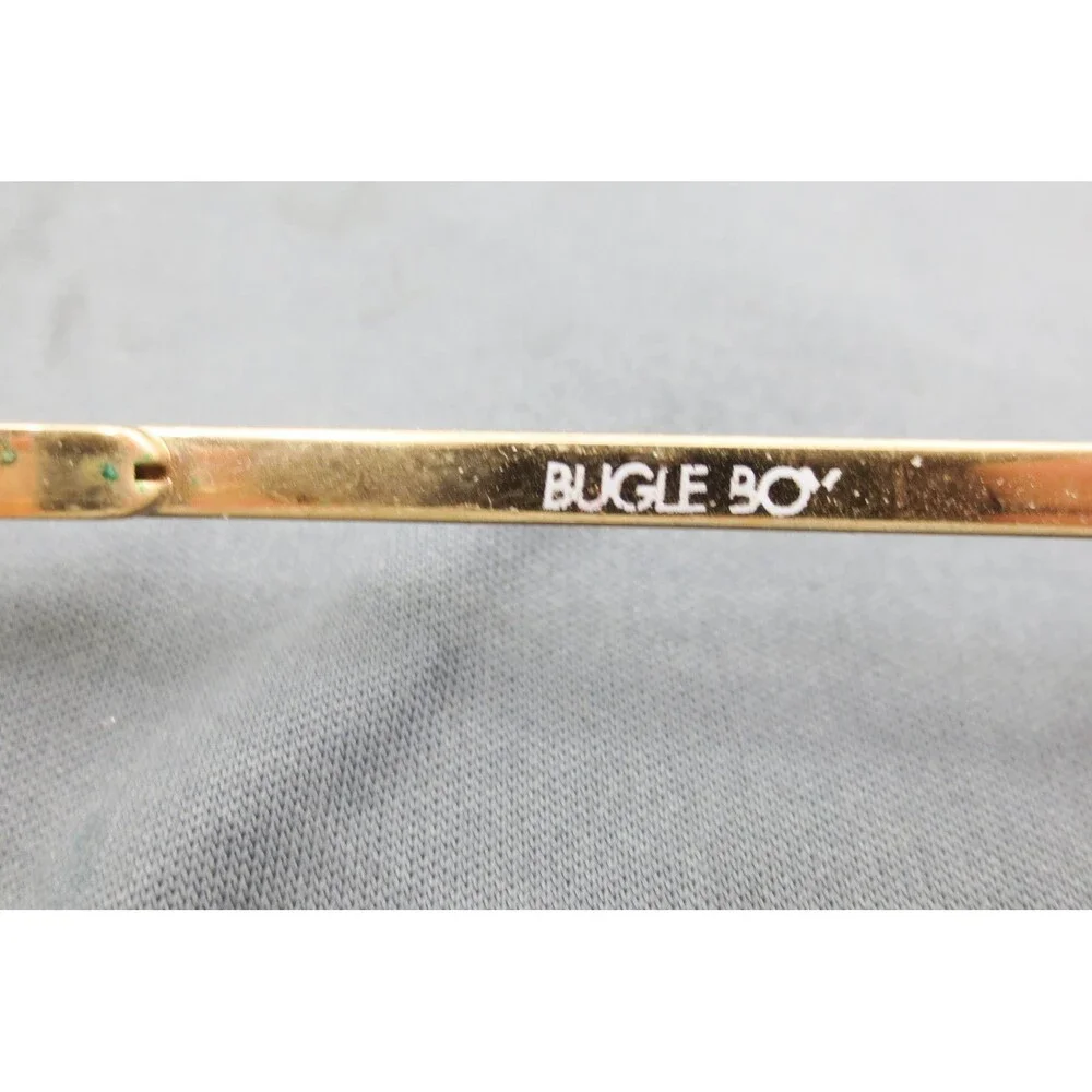 Bugle Boy BB-60 TOR MARINE Vintage Eyeglasses Gold Tortoise Oval Frames 53-19